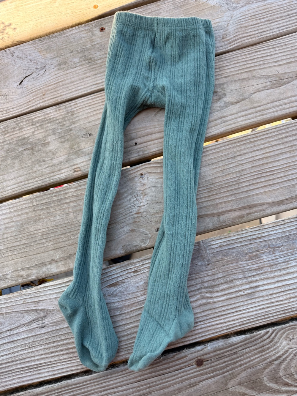 little stocking co cable knit tights - 3-4 years